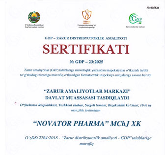 NOVATOR PHARMA